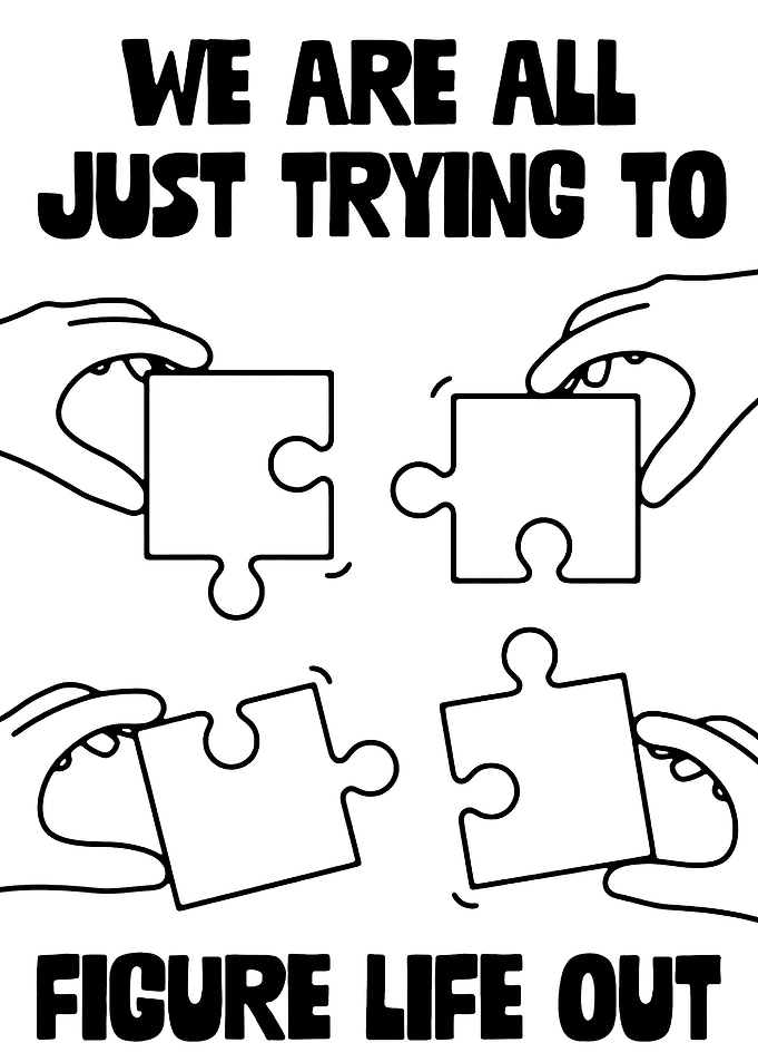 Puzzle Life Quote
