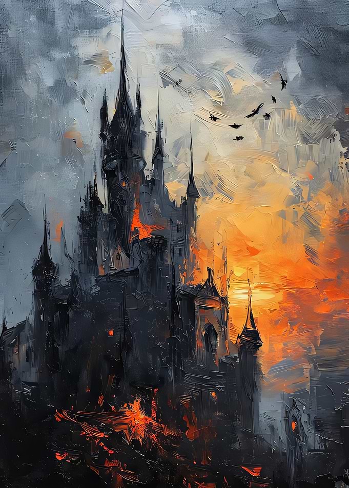 Dark Castle Sunset