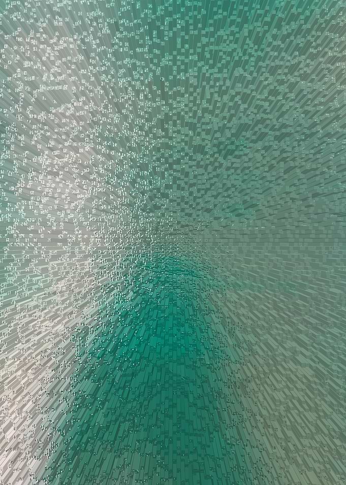 Teal water extrude