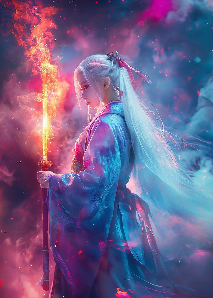 Fiery Sword Woman