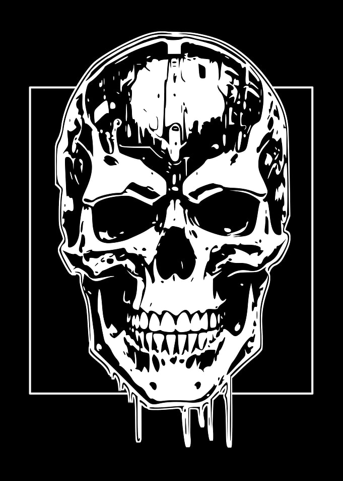 Cyberpunk Skull
