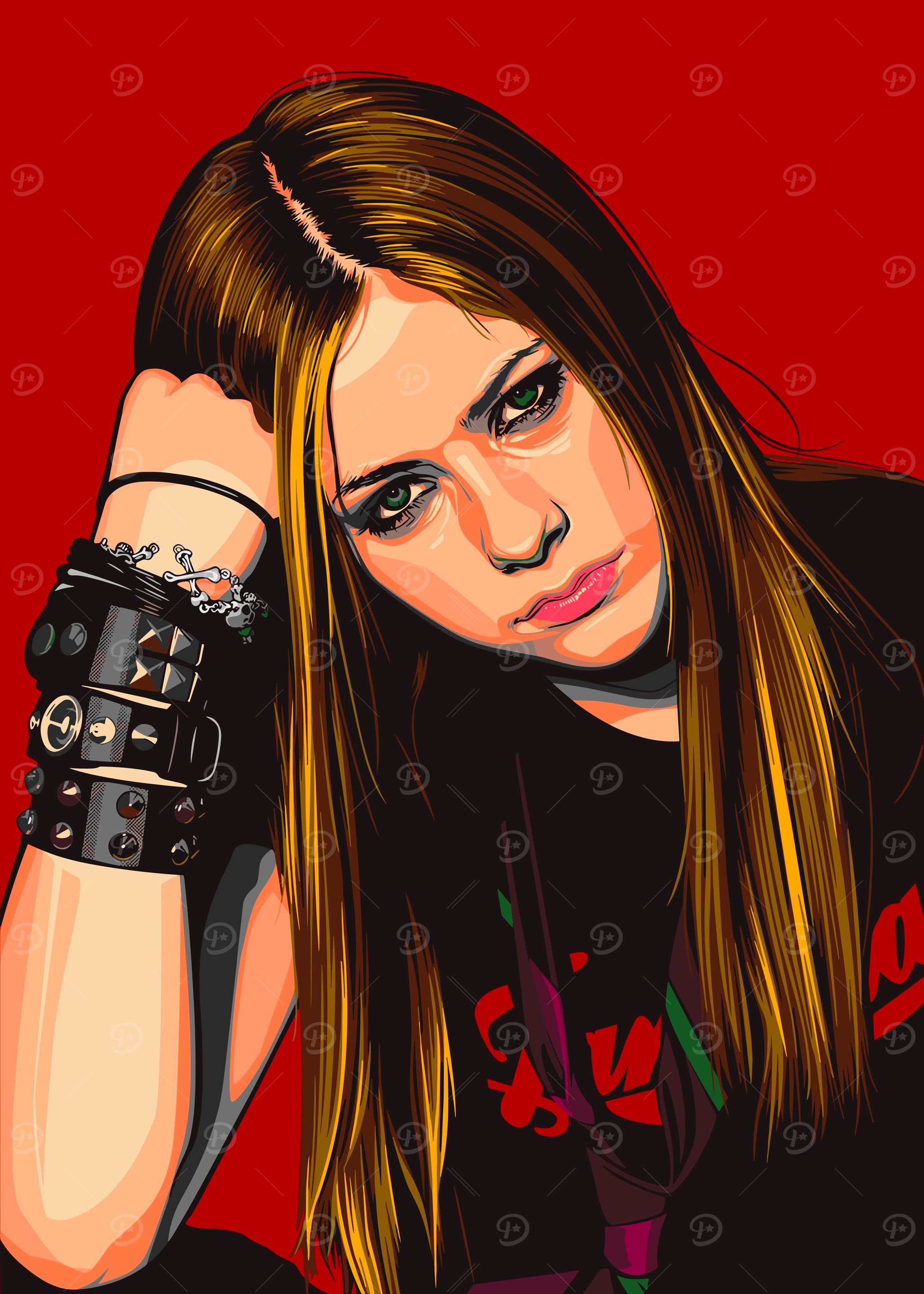 Avril Lavigne Pop Art Port