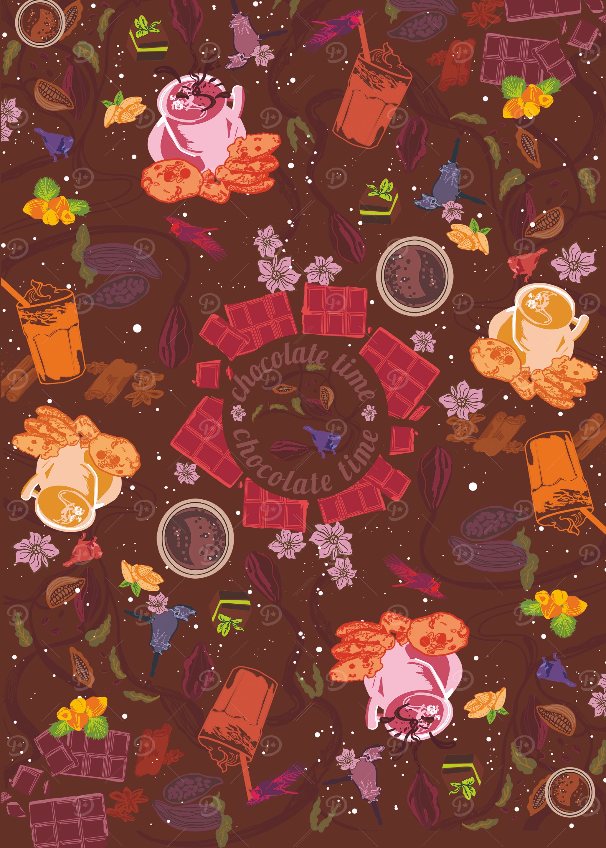 Chocolate Time Pattern