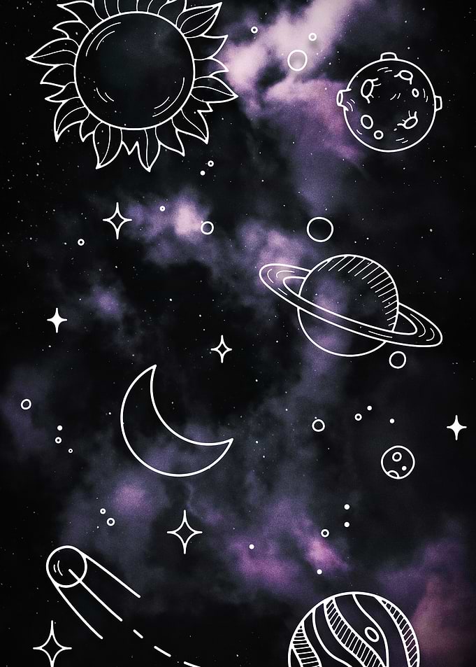 Celestial Line Art