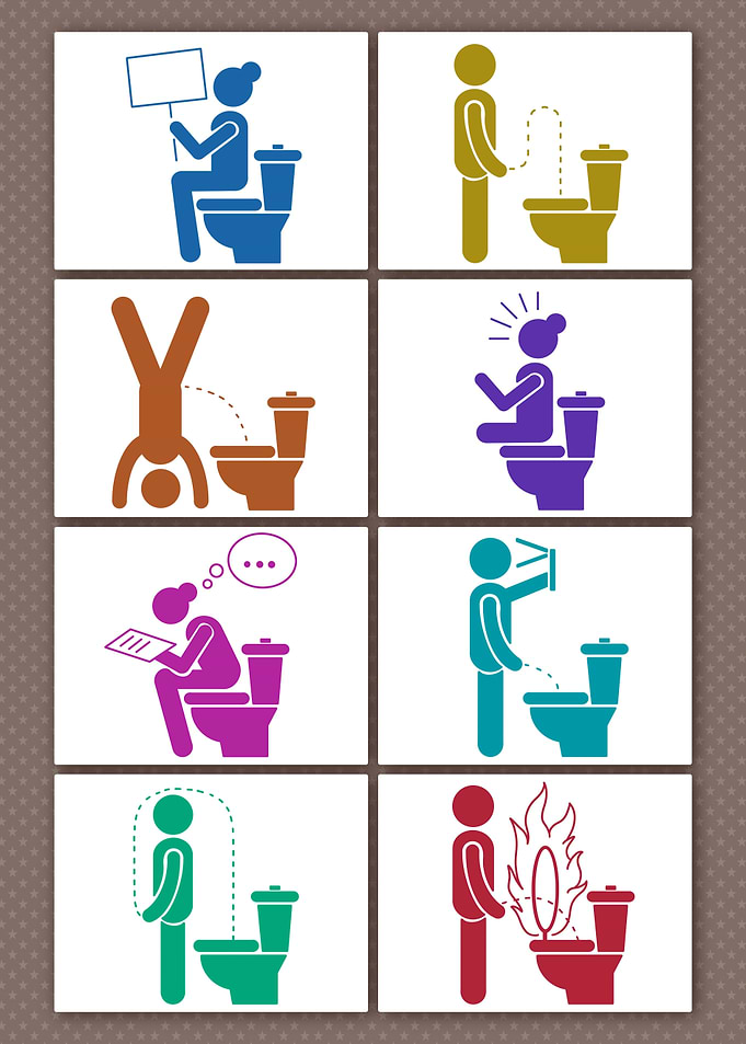 Toilet Humor Illustrations