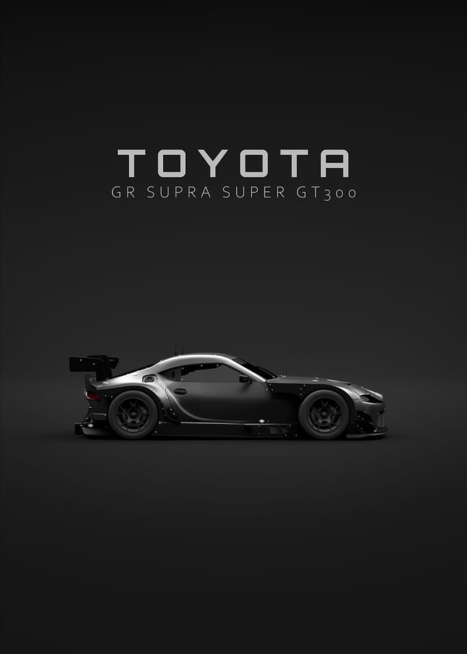 Toyota GR Supra - Super GT300 2022 - Black - Specs