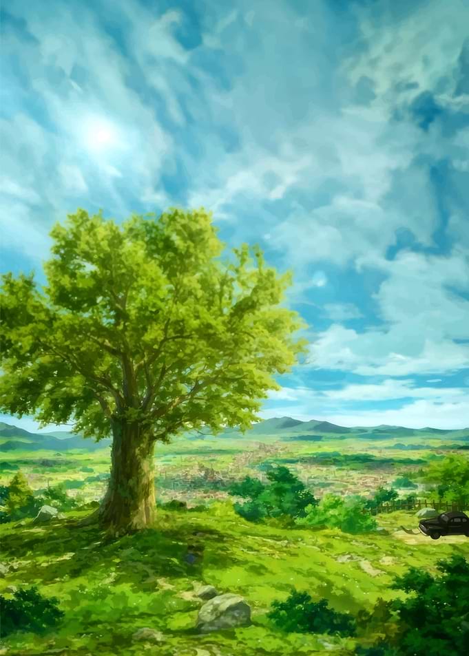 Tranquil Countryside Landscape