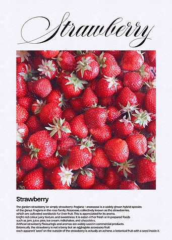 Strawberry Fruit Poster