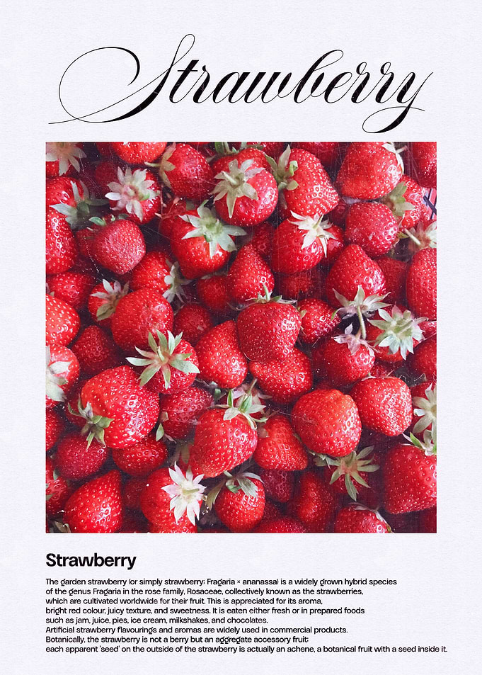 Strawberry Fruit Poster