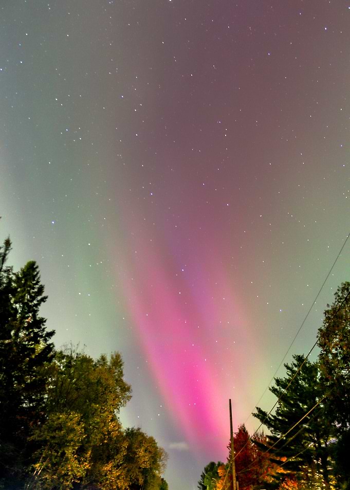 Pink Aurora Borealis