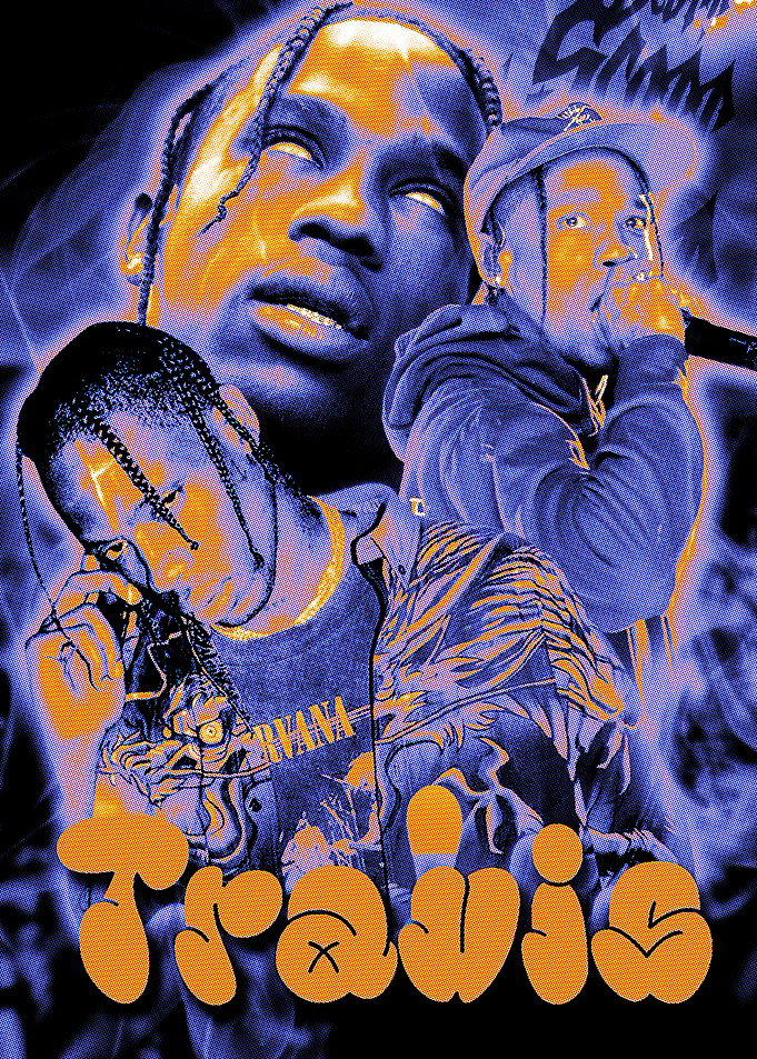 Travis Scott Pop Art