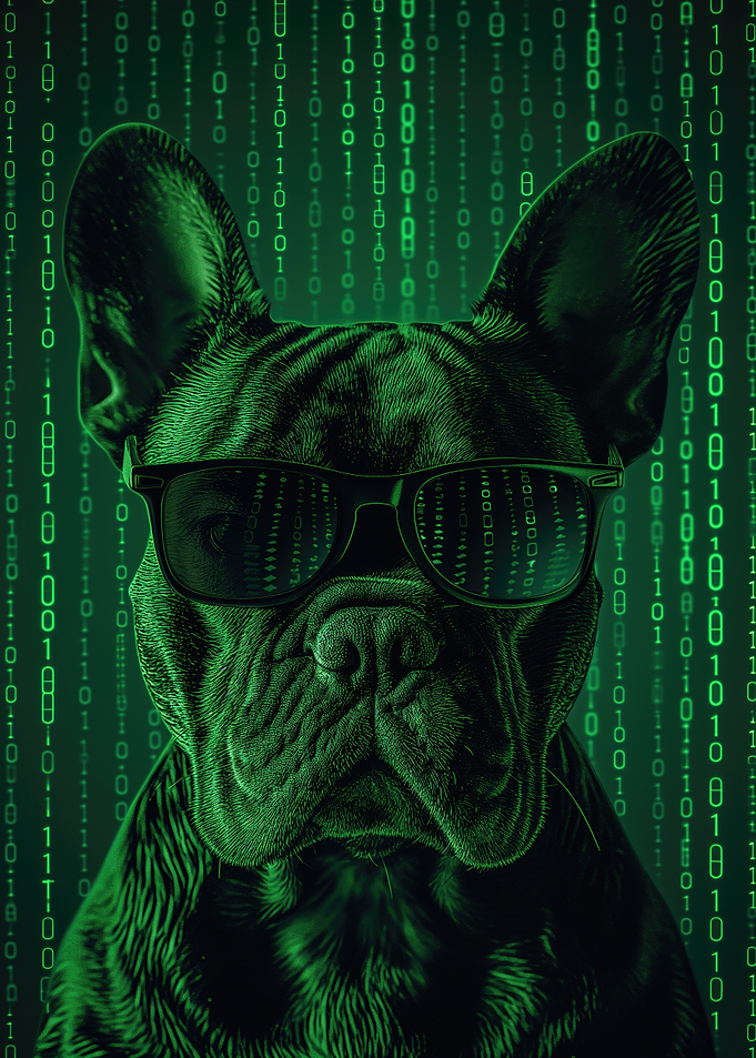 French Bulldog Hacker