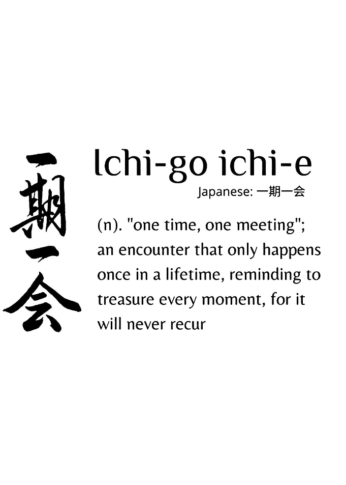 Ichi-go Ichi-e Japanese Phrase