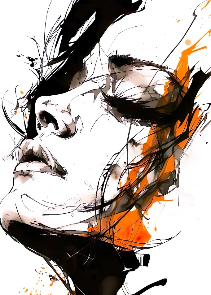 Abstract Woman Portrait