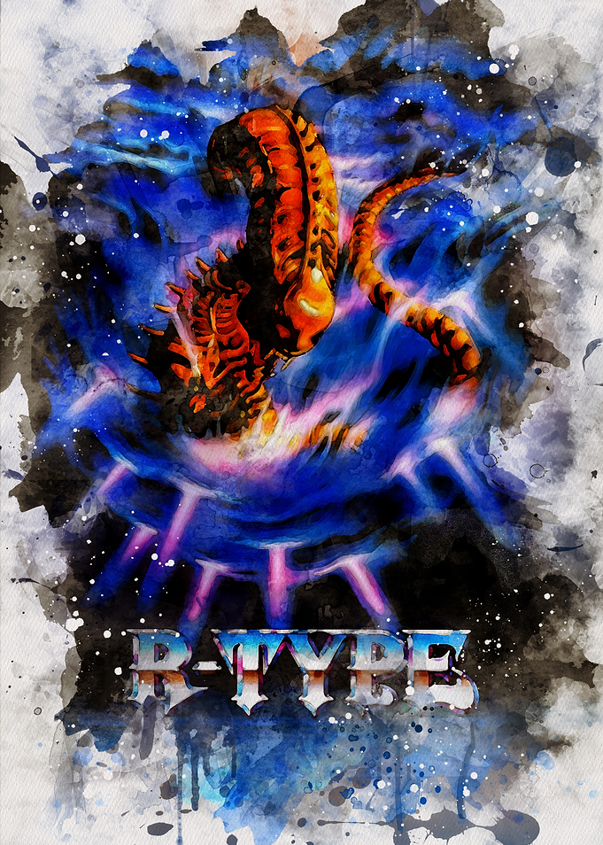 R-Type Boss Watercolor