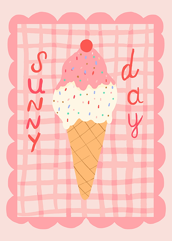 Ice Cream Sunny Day