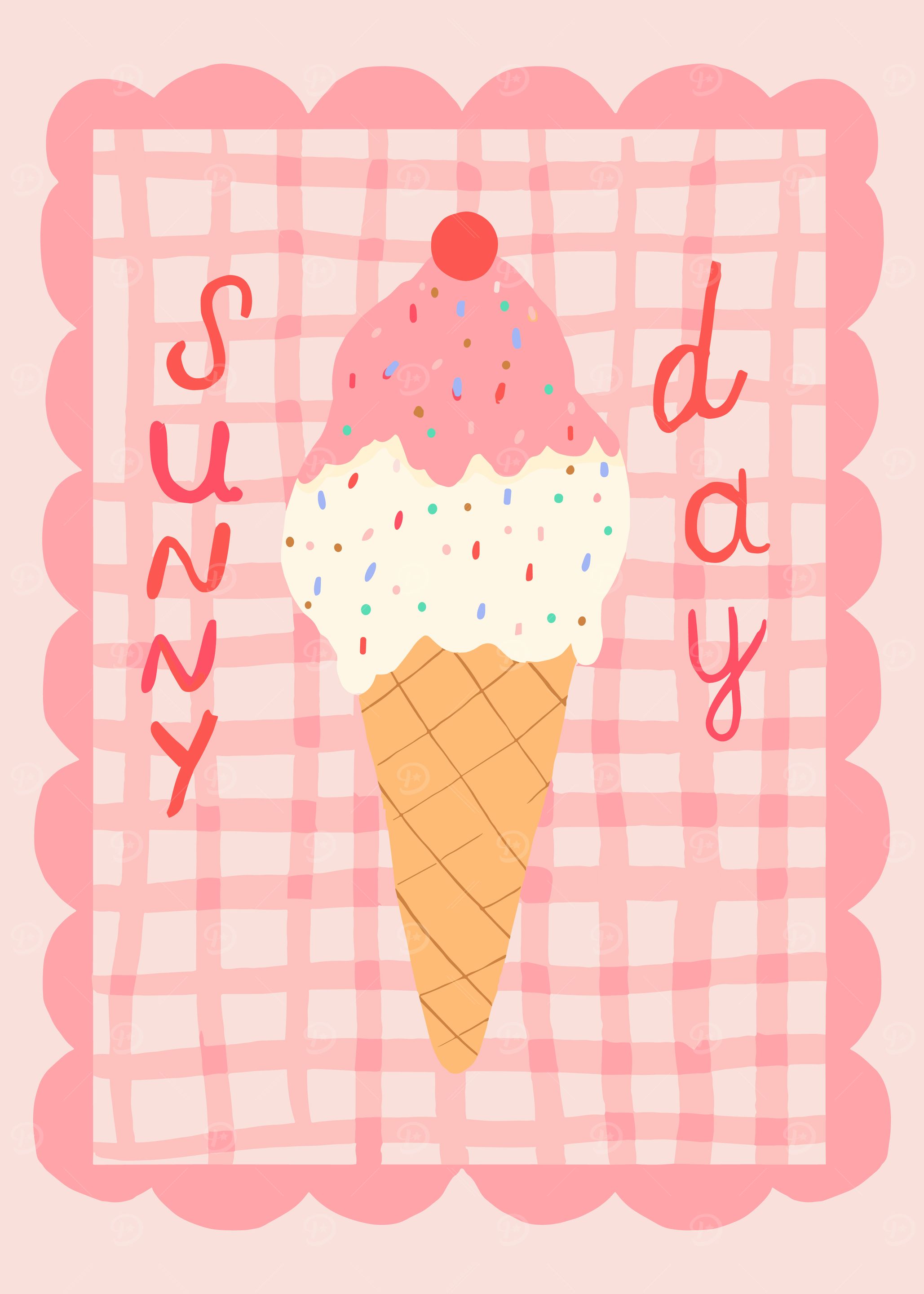 Ice Cream Sunny Day