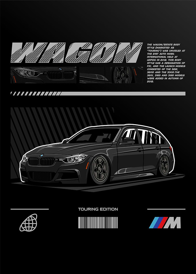 BMW F31 Wagon Touring Edition Black