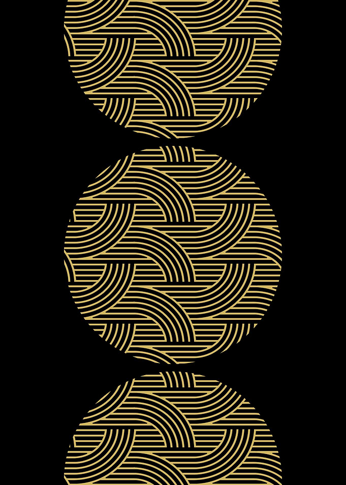 Gold Geometric Pattern