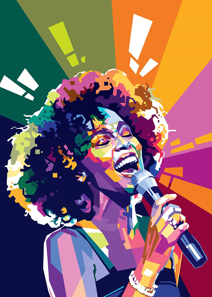 Pop Art of Whitney Houston