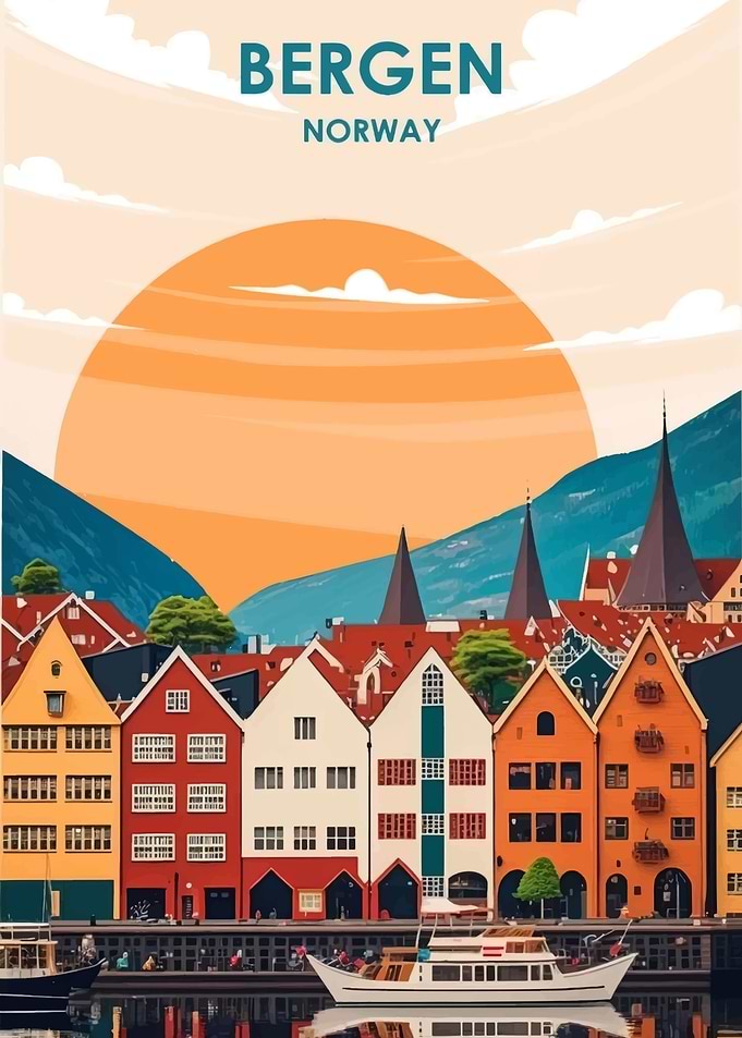 Bergen, Norway Cityscape