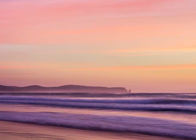 Pink Moving Sunrise
