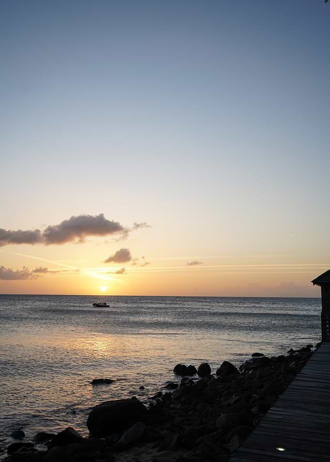Sunset Over the Ocean