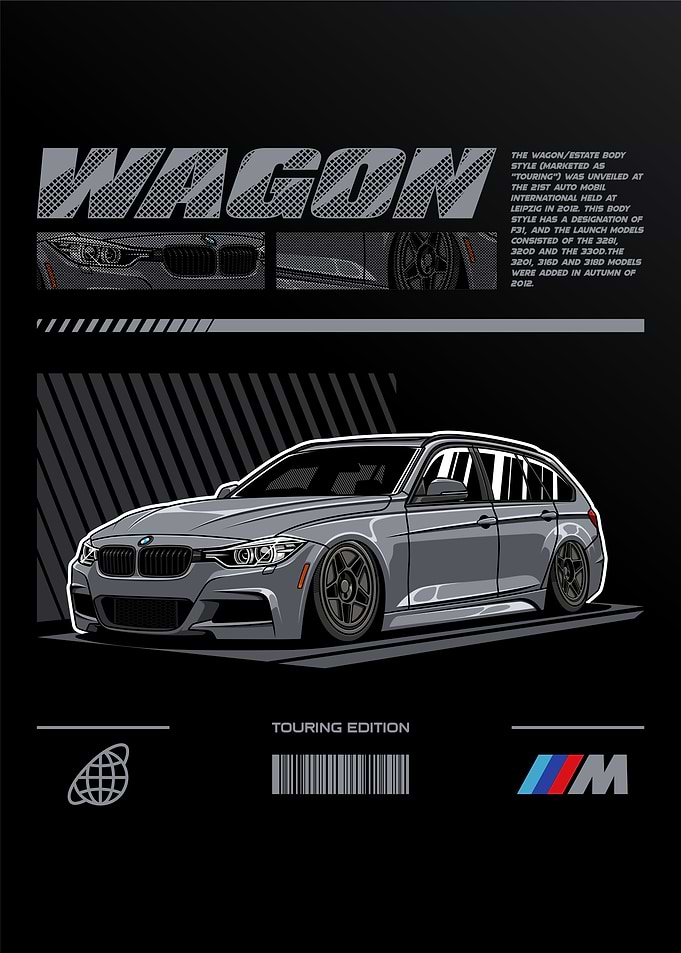 BMW F31 Wagon Touring Edition Grey