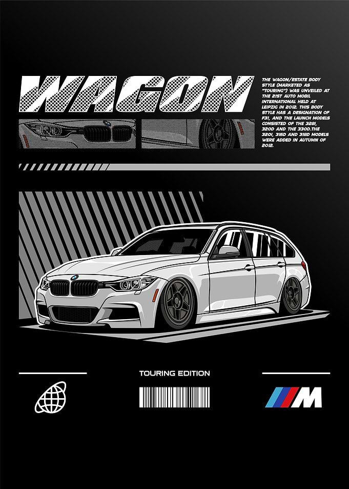 BMW F31 Wagon Touring Edition White