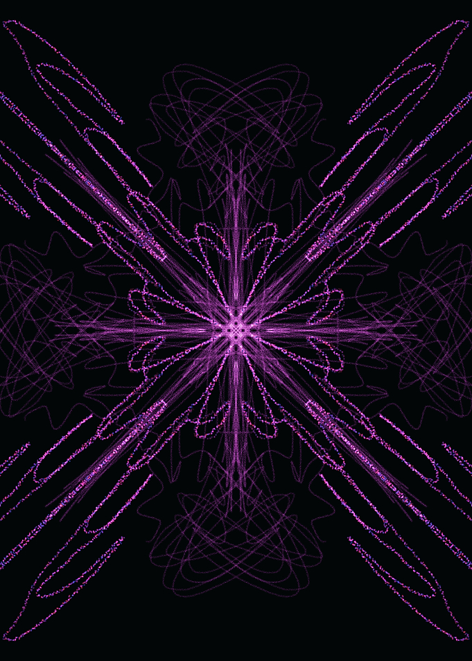 Purple Abstract Mandala