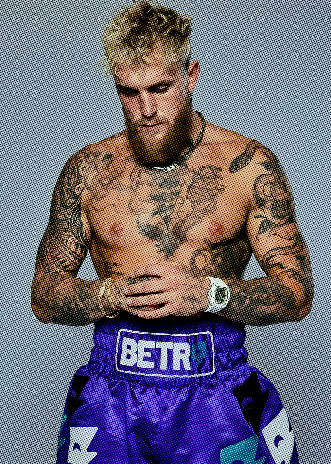 Jake Paul Boxing Portrait
