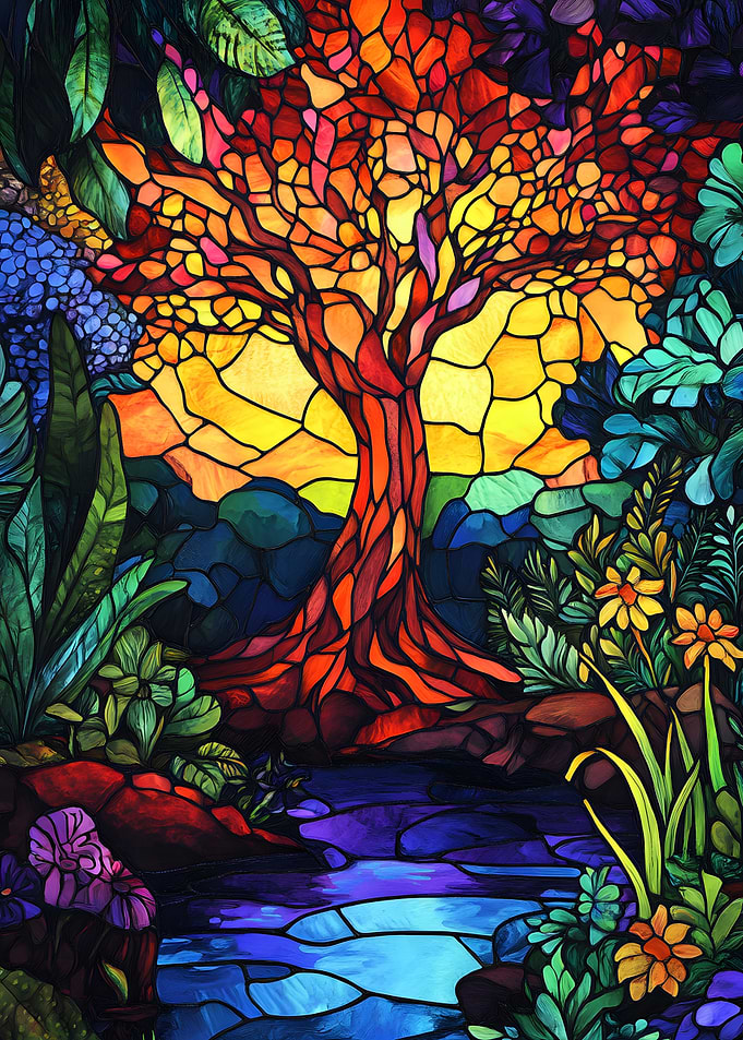 Stained Glass Forest