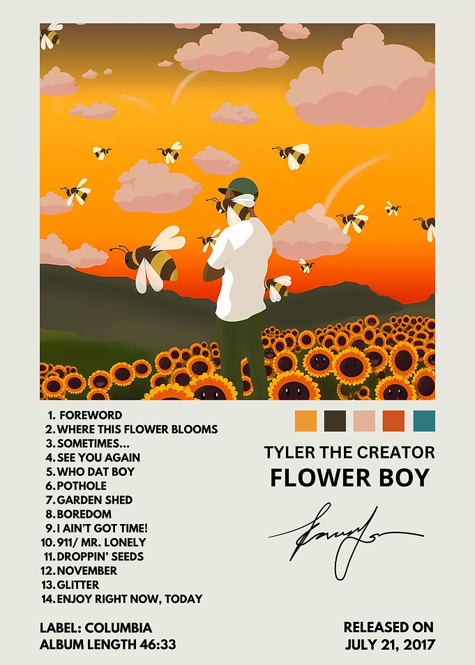 Tyler the Creator - Flower Boy Album Cover