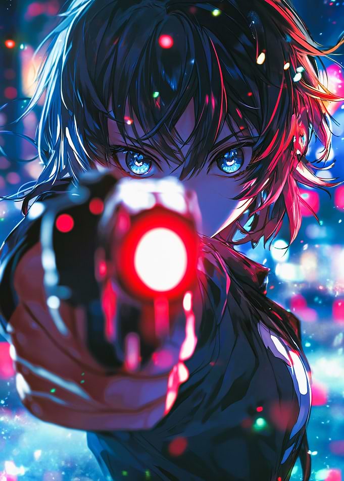 Girl Gun Anime Poster