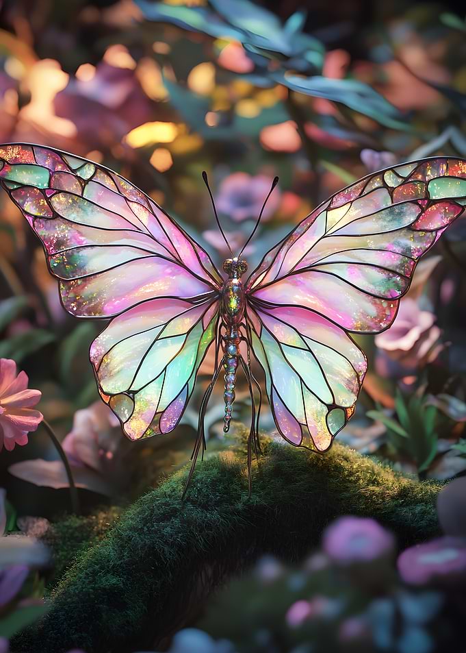 Stained Glass Butterfly
