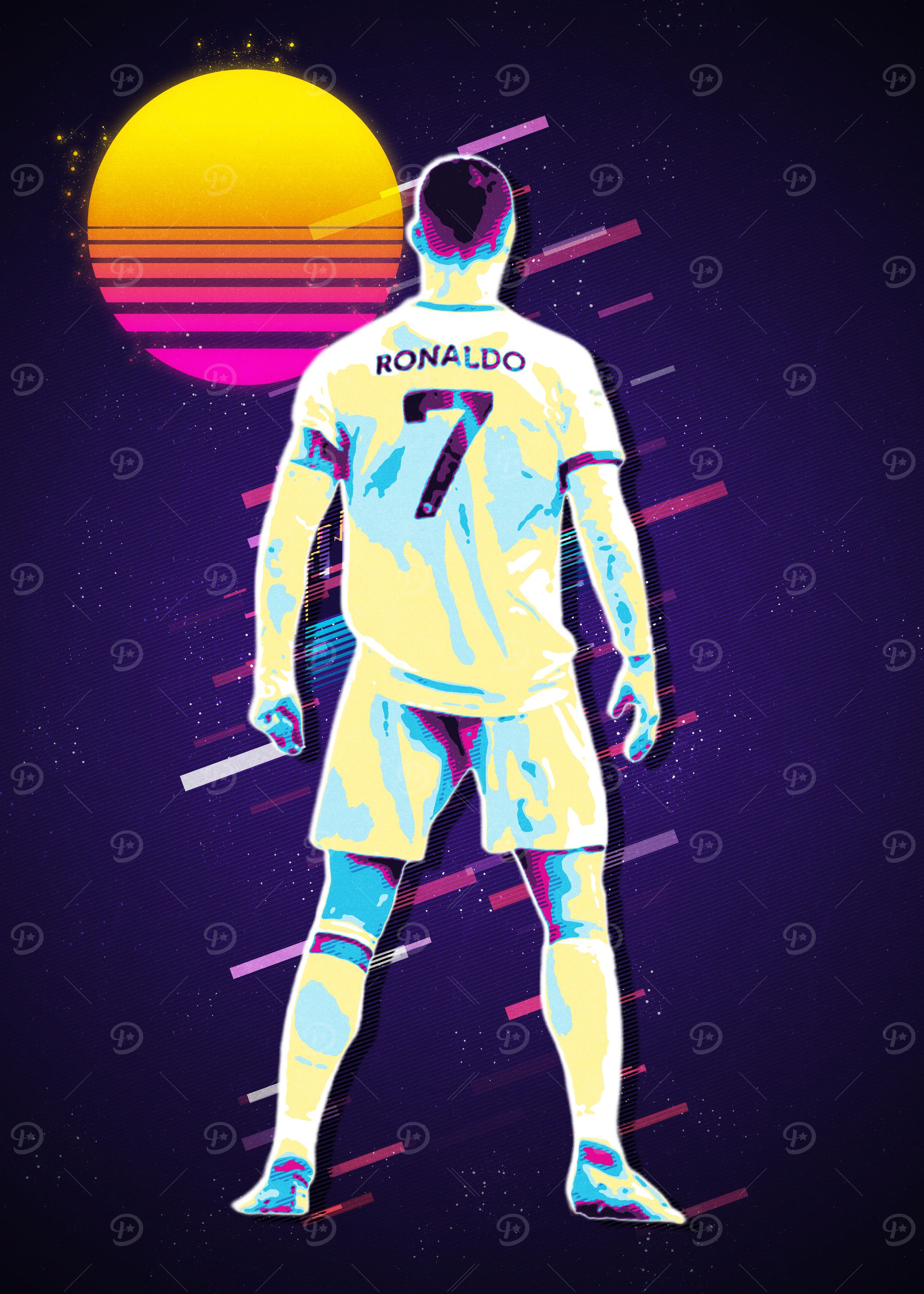 Ronaldo Retro Art