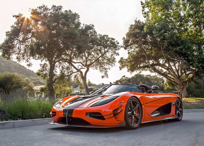 Orange Koenigsegg Agera RS