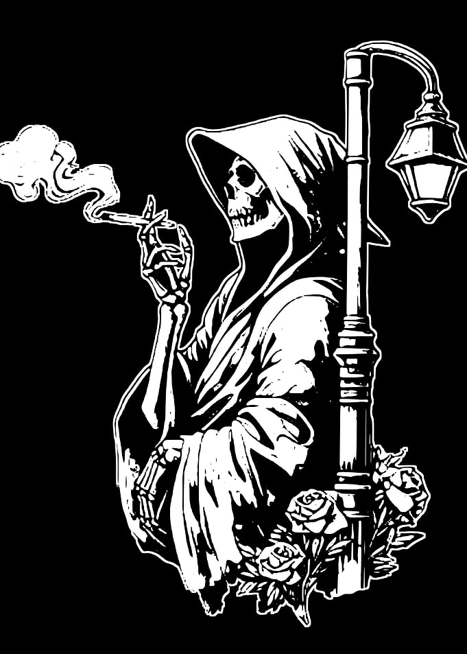 Grim Reaper Smoking