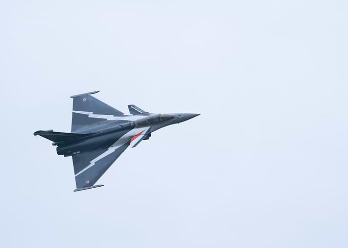 French Fighter Jet in Flight