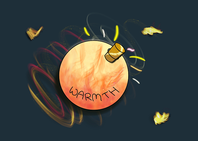 Magical Potion - Warmth - Fantasy Art - Orb