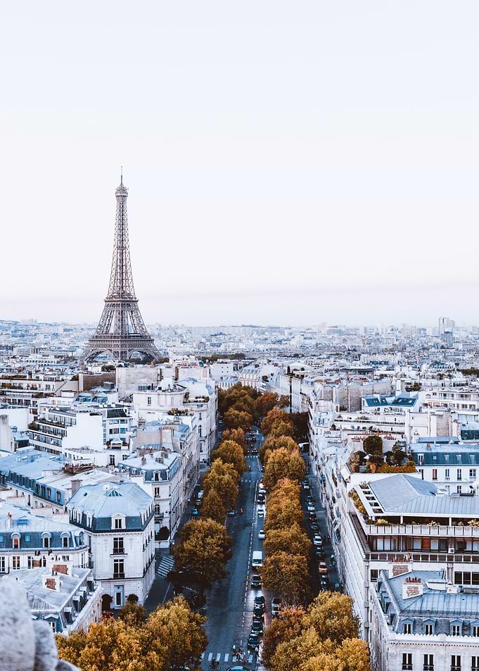 Paris Skyline with Eiffel Tower