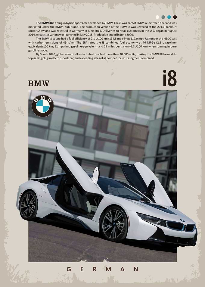 BMW i8 Sports Car
