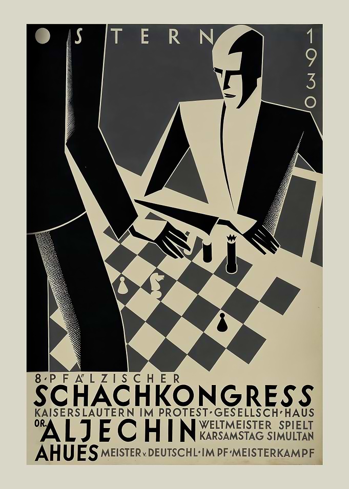 Chess Tournament Vintage 1930