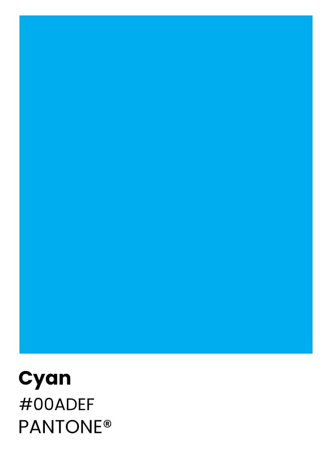Cyan Color Swatch