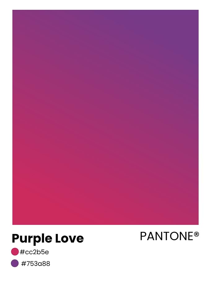 Pantone Color Gradient