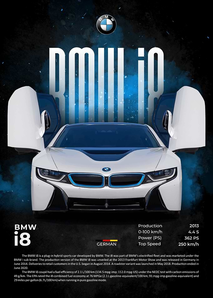 BMW i8 Sports Car