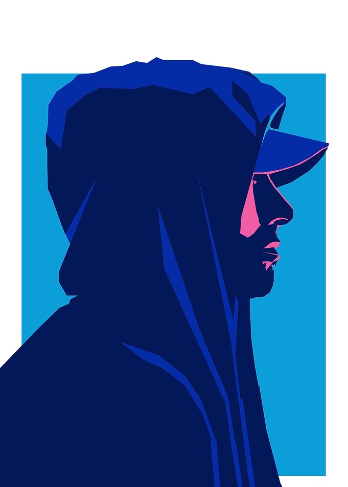 Eminem Pop Art Silhouette