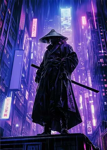 Samurai in Neon City