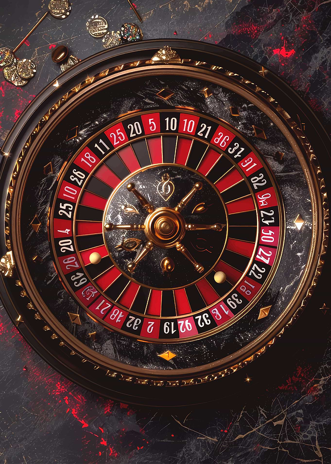 Roulette Wheel Close-Up