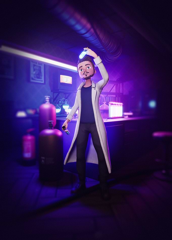 Scientist in Lab